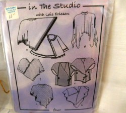 LOIS ERICSON 2004 STUDIO - 6 SHAPED PONCHOS PATTERN  ONE SIZE UNCUT